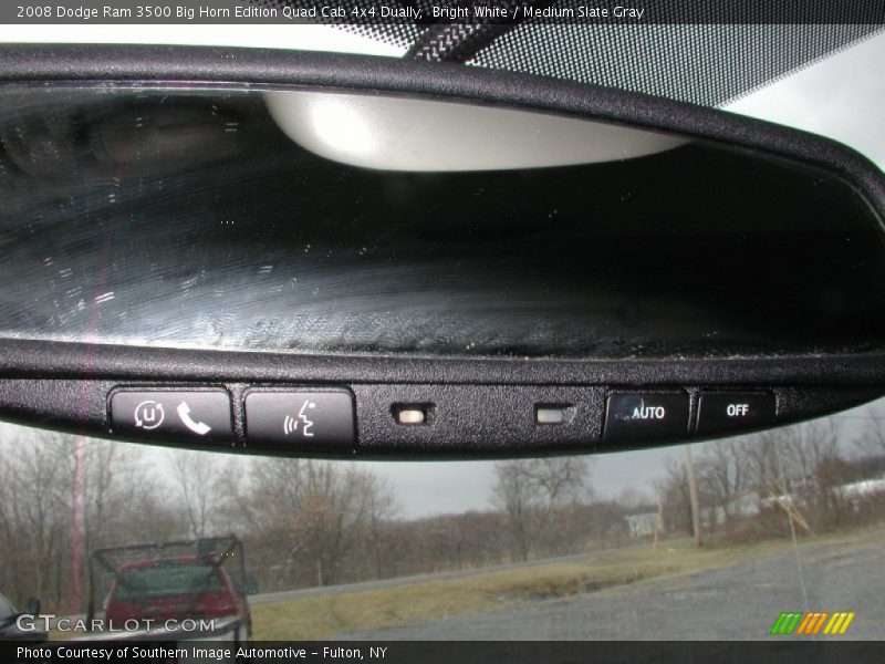 Bright White / Medium Slate Gray 2008 Dodge Ram 3500 Big Horn Edition Quad Cab 4x4 Dually