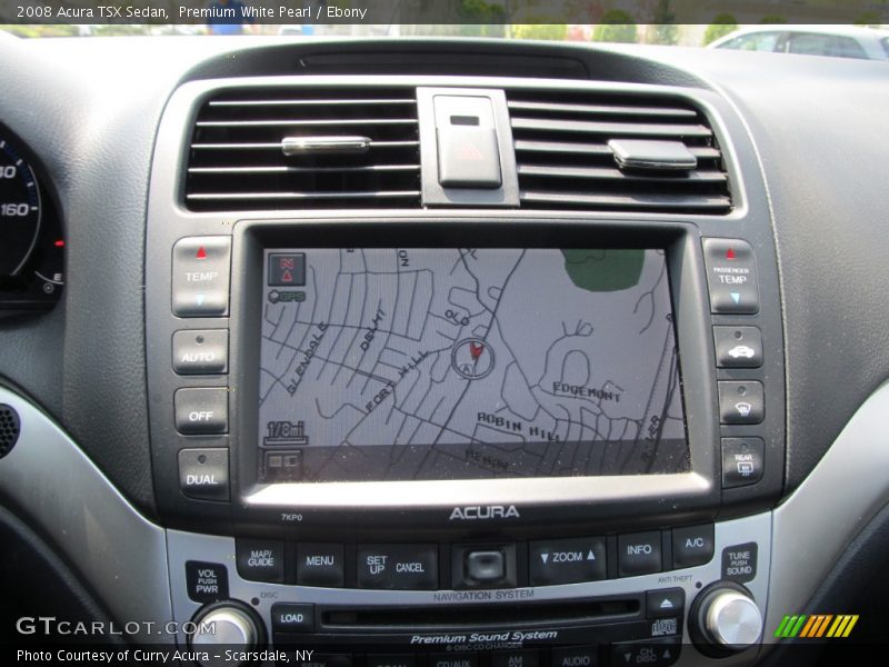 Premium White Pearl / Ebony 2008 Acura TSX Sedan