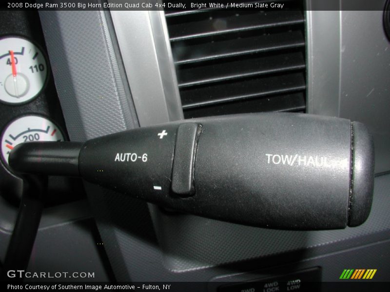 Bright White / Medium Slate Gray 2008 Dodge Ram 3500 Big Horn Edition Quad Cab 4x4 Dually