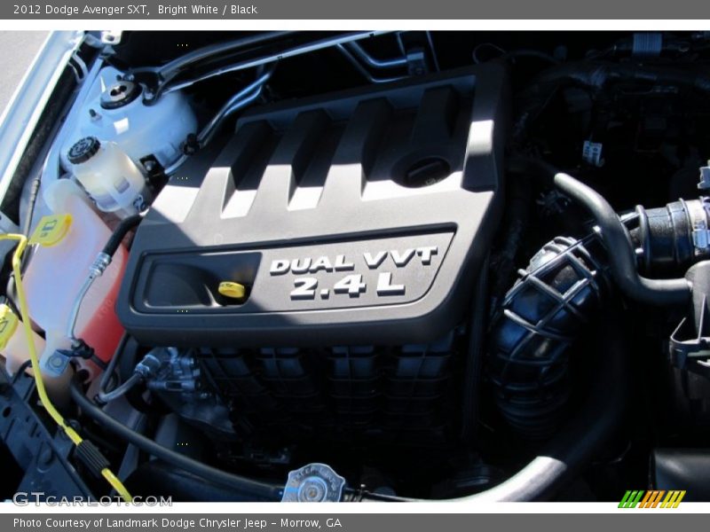 Bright White / Black 2012 Dodge Avenger SXT