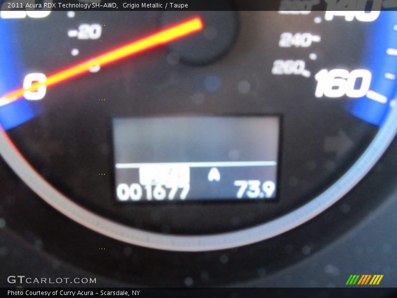 Grigio Metallic / Taupe 2011 Acura RDX Technology SH-AWD