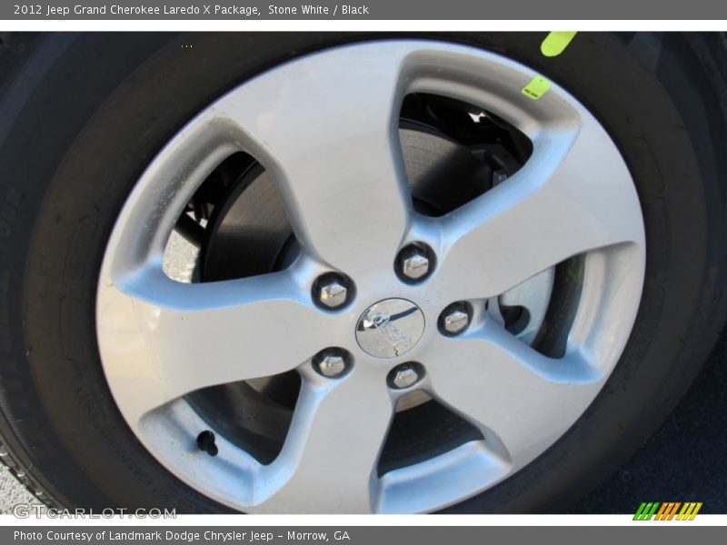 Stone White / Black 2012 Jeep Grand Cherokee Laredo X Package