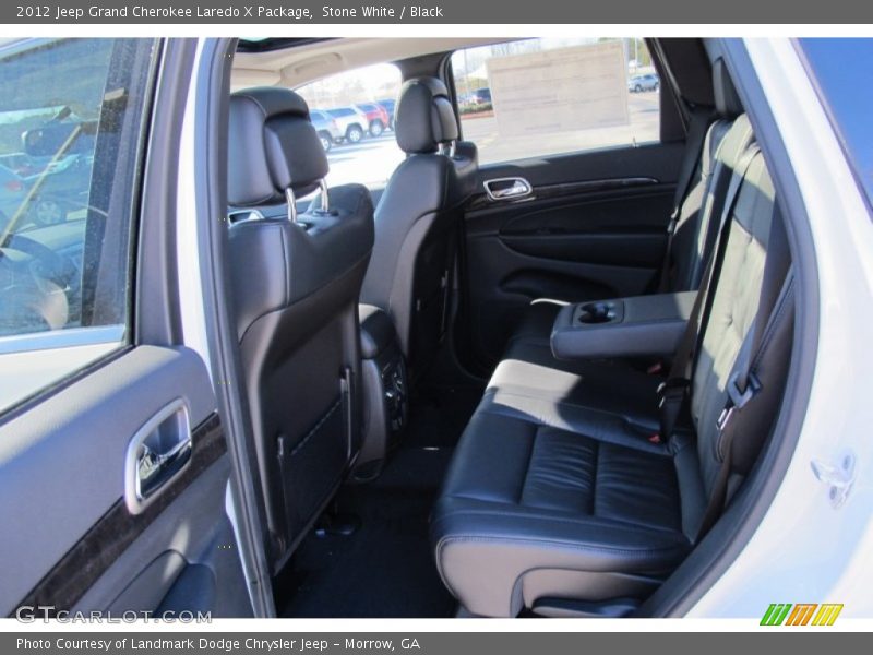 Stone White / Black 2012 Jeep Grand Cherokee Laredo X Package