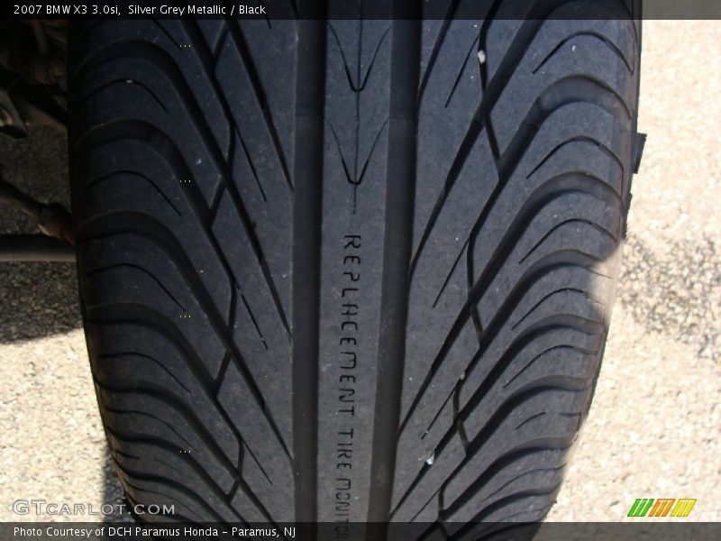 Silver Grey Metallic / Black 2007 BMW X3 3.0si
