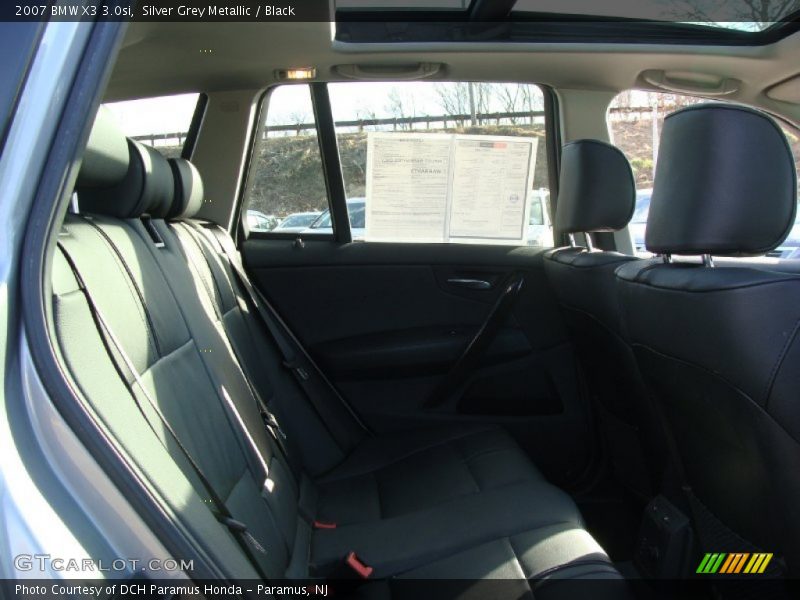 Silver Grey Metallic / Black 2007 BMW X3 3.0si