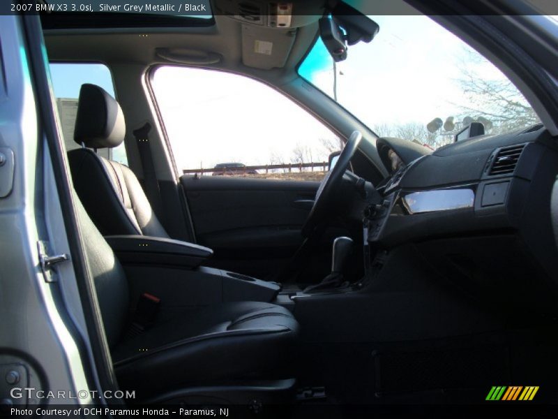 Silver Grey Metallic / Black 2007 BMW X3 3.0si