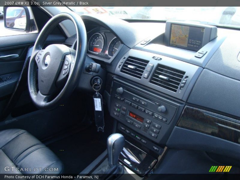 Silver Grey Metallic / Black 2007 BMW X3 3.0si