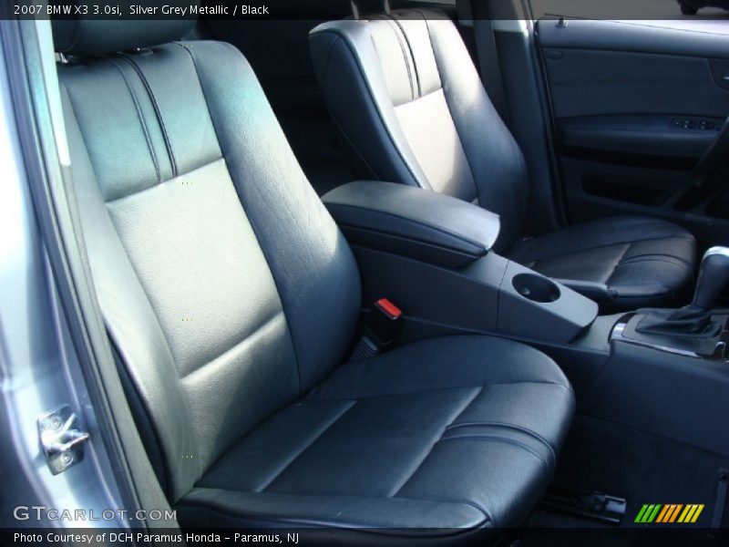 Silver Grey Metallic / Black 2007 BMW X3 3.0si