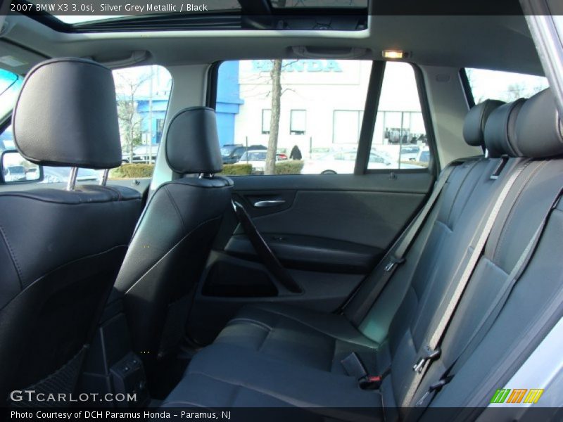 Silver Grey Metallic / Black 2007 BMW X3 3.0si