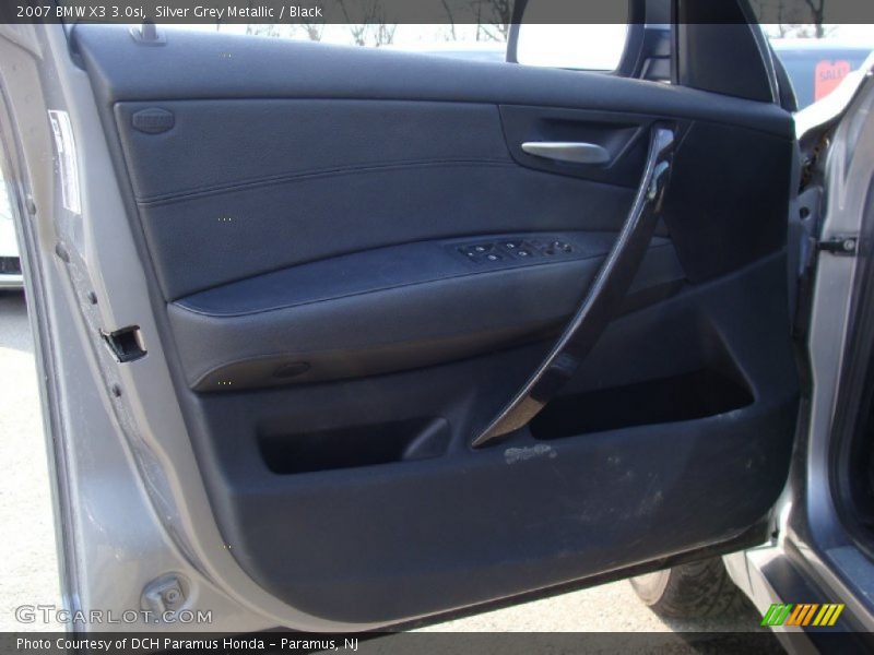 Silver Grey Metallic / Black 2007 BMW X3 3.0si