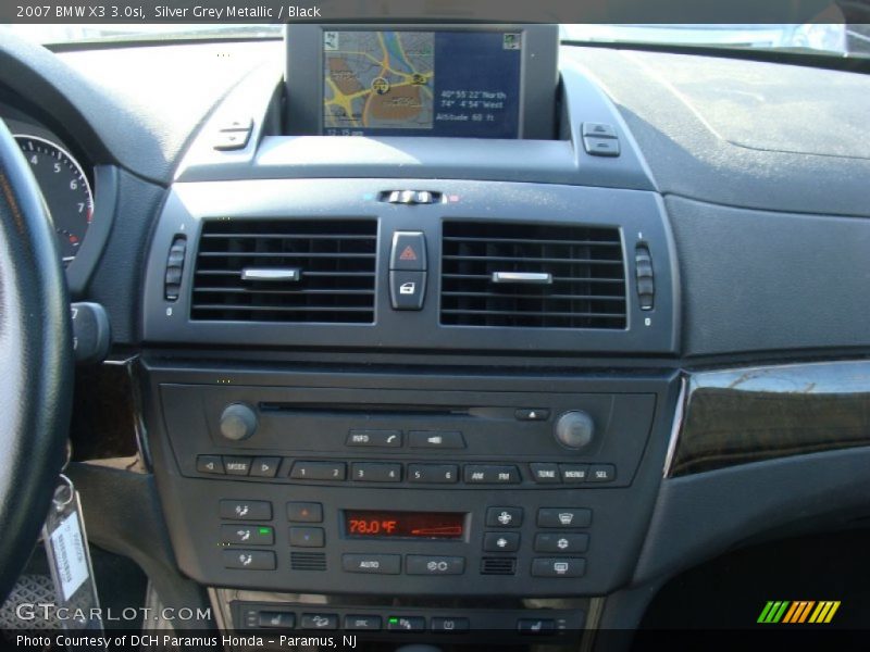 Silver Grey Metallic / Black 2007 BMW X3 3.0si