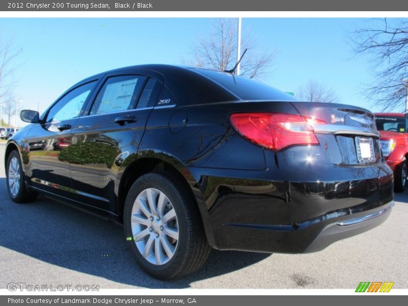 Black / Black 2012 Chrysler 200 Touring Sedan