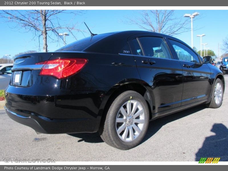 Black / Black 2012 Chrysler 200 Touring Sedan
