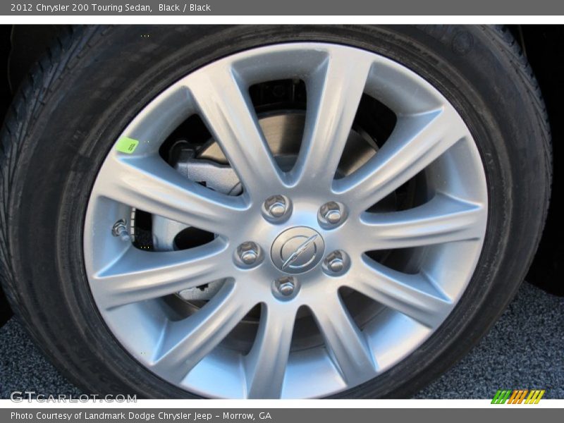 Black / Black 2012 Chrysler 200 Touring Sedan