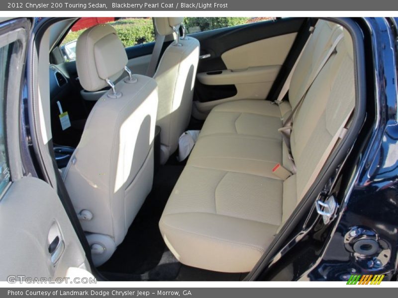 Blackberry Pearl Coat / Black/Light Frost 2012 Chrysler 200 Touring Sedan