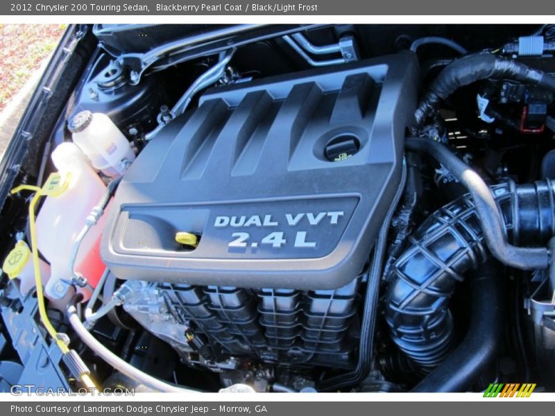 Blackberry Pearl Coat / Black/Light Frost 2012 Chrysler 200 Touring Sedan