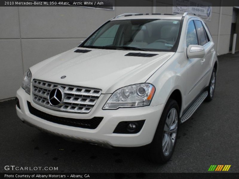 Arctic White / Ash 2010 Mercedes-Benz ML 350 4Matic