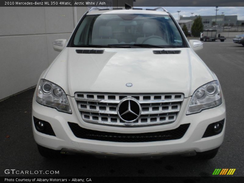 Arctic White / Ash 2010 Mercedes-Benz ML 350 4Matic