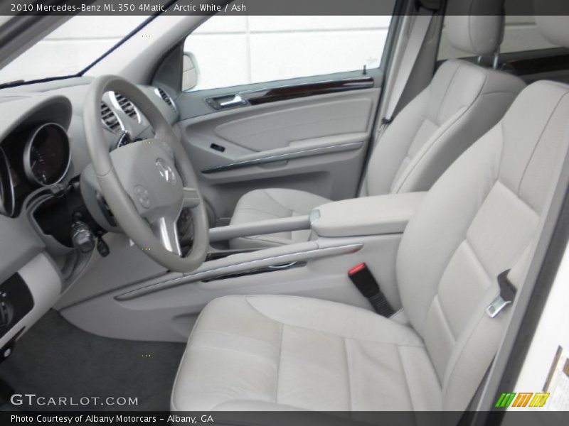 Arctic White / Ash 2010 Mercedes-Benz ML 350 4Matic