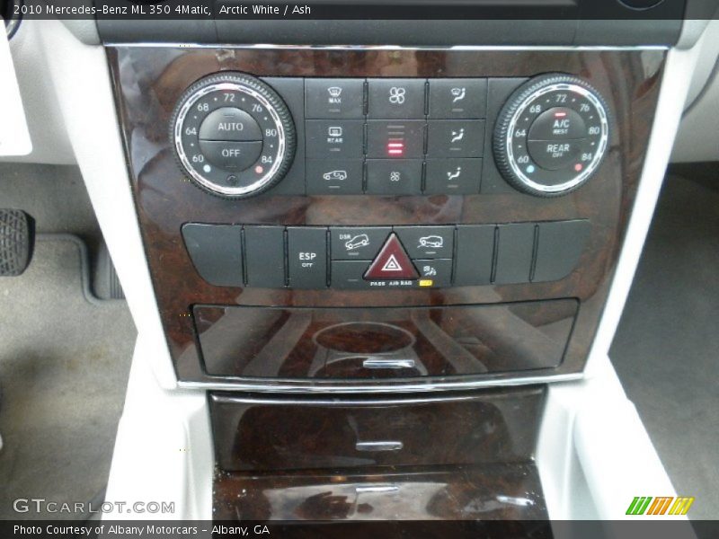 Arctic White / Ash 2010 Mercedes-Benz ML 350 4Matic