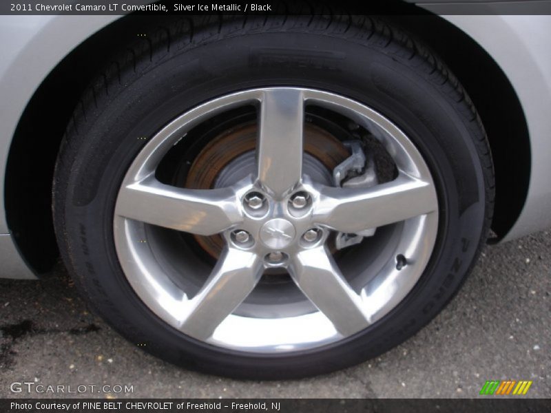 Silver Ice Metallic / Black 2011 Chevrolet Camaro LT Convertible