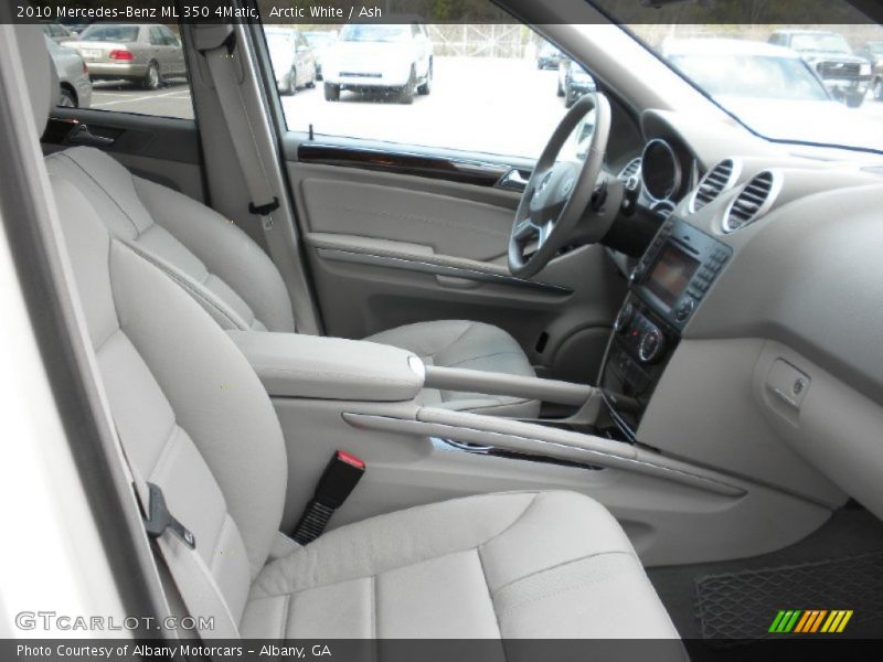 Arctic White / Ash 2010 Mercedes-Benz ML 350 4Matic