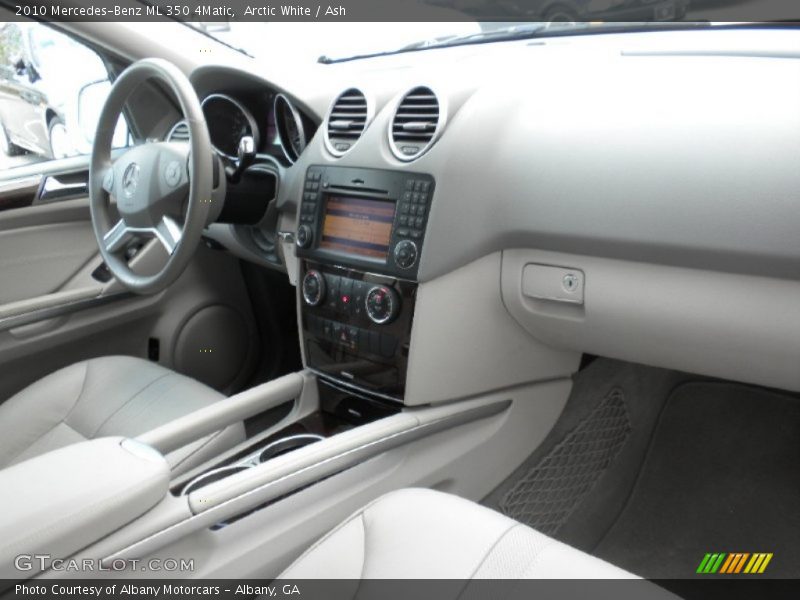 Arctic White / Ash 2010 Mercedes-Benz ML 350 4Matic