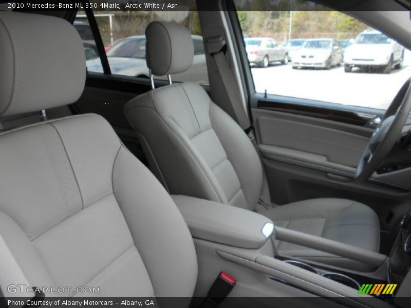 Arctic White / Ash 2010 Mercedes-Benz ML 350 4Matic