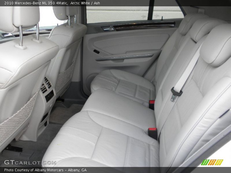 Arctic White / Ash 2010 Mercedes-Benz ML 350 4Matic