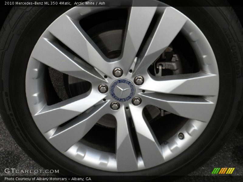 Arctic White / Ash 2010 Mercedes-Benz ML 350 4Matic