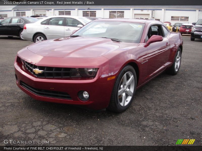 Red Jewel Metallic / Black 2011 Chevrolet Camaro LT Coupe