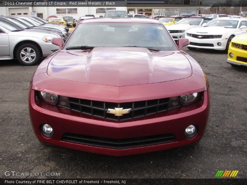 Red Jewel Metallic / Black 2011 Chevrolet Camaro LT Coupe