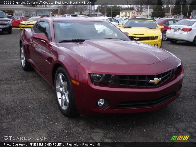 Red Jewel Metallic / Black 2011 Chevrolet Camaro LT Coupe