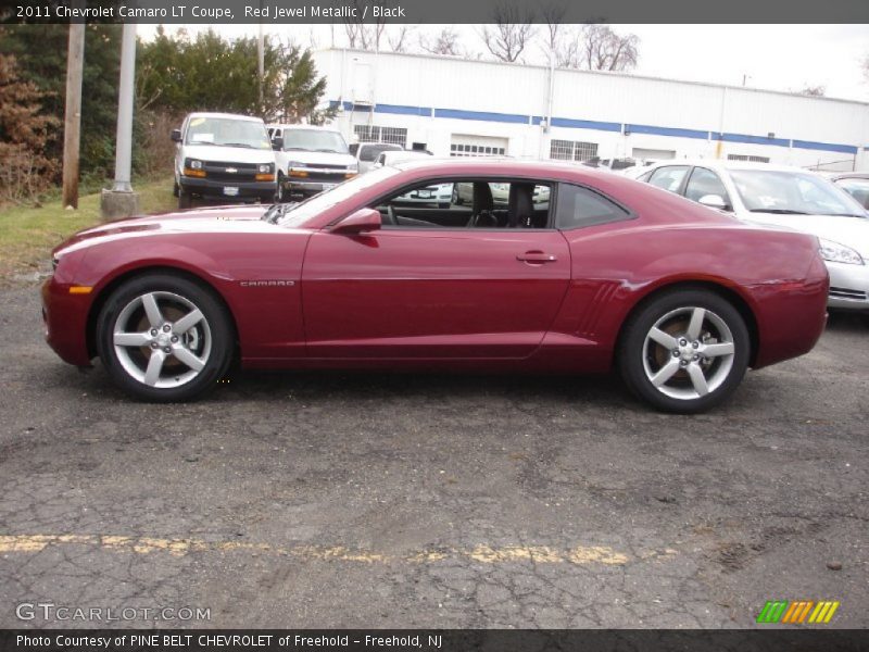 Red Jewel Metallic / Black 2011 Chevrolet Camaro LT Coupe