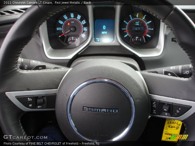 Red Jewel Metallic / Black 2011 Chevrolet Camaro LT Coupe
