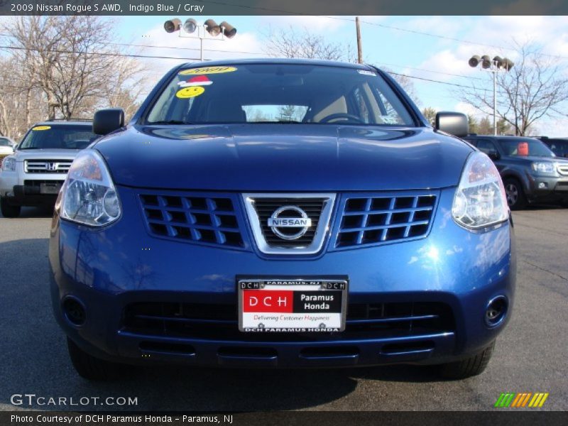 Indigo Blue / Gray 2009 Nissan Rogue S AWD