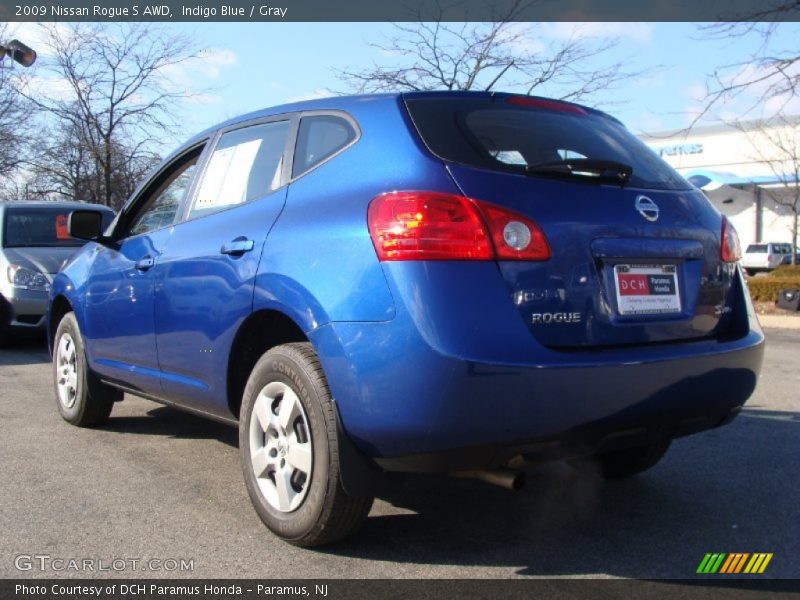 Indigo Blue / Gray 2009 Nissan Rogue S AWD