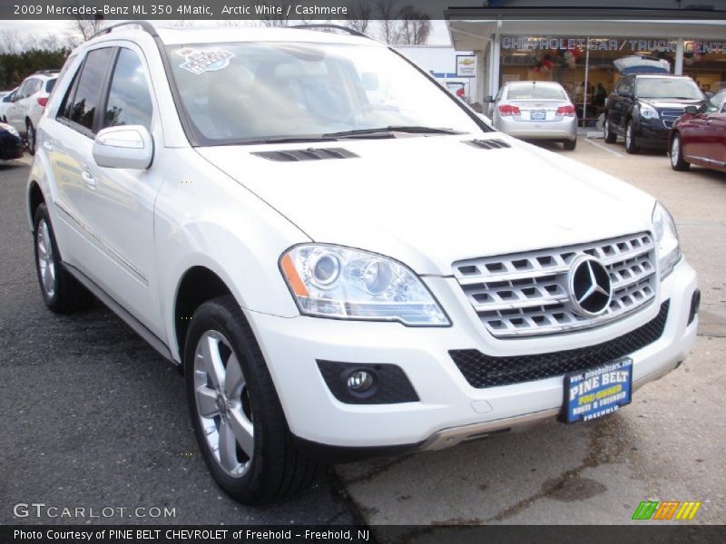 Arctic White / Cashmere 2009 Mercedes-Benz ML 350 4Matic