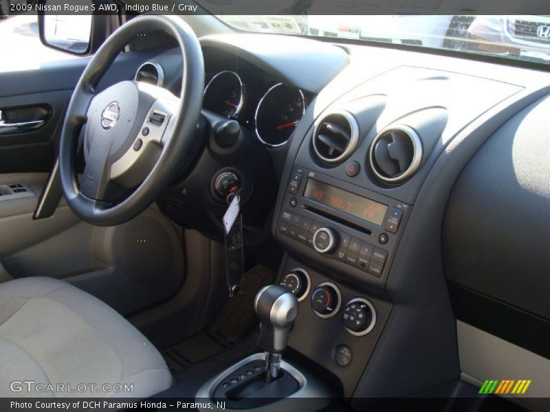 Indigo Blue / Gray 2009 Nissan Rogue S AWD