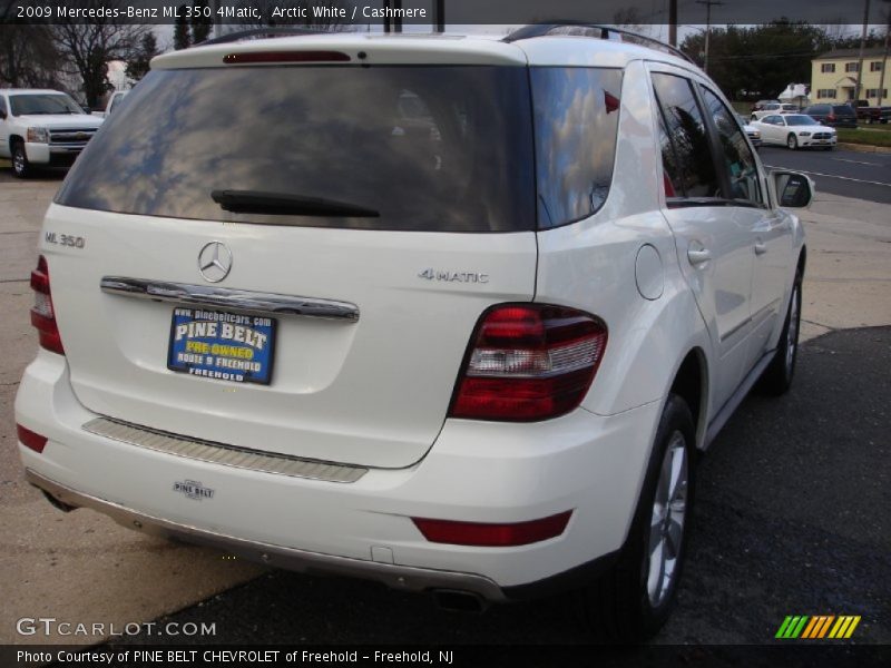 Arctic White / Cashmere 2009 Mercedes-Benz ML 350 4Matic