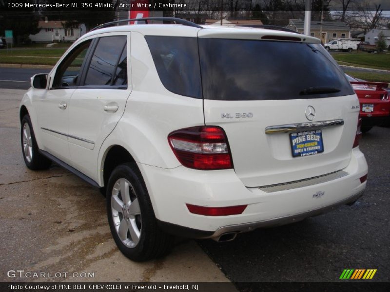 Arctic White / Cashmere 2009 Mercedes-Benz ML 350 4Matic