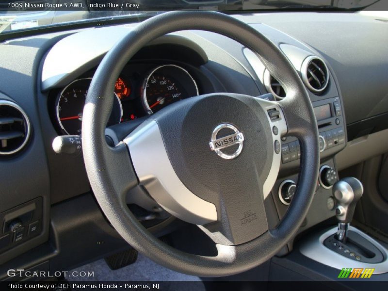 Indigo Blue / Gray 2009 Nissan Rogue S AWD