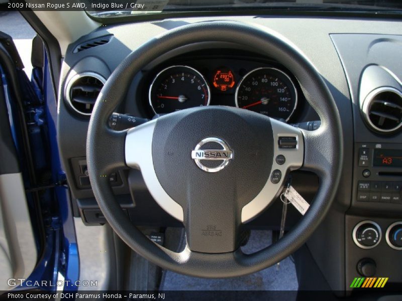 Indigo Blue / Gray 2009 Nissan Rogue S AWD