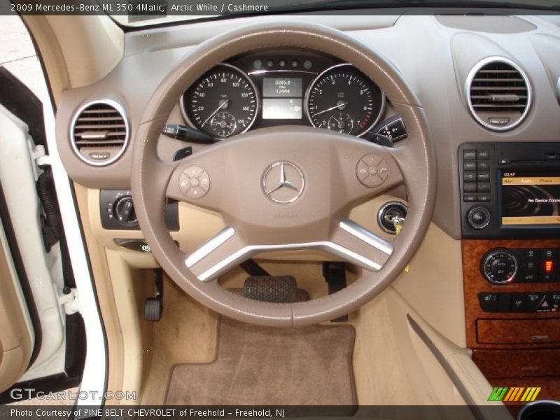 Arctic White / Cashmere 2009 Mercedes-Benz ML 350 4Matic