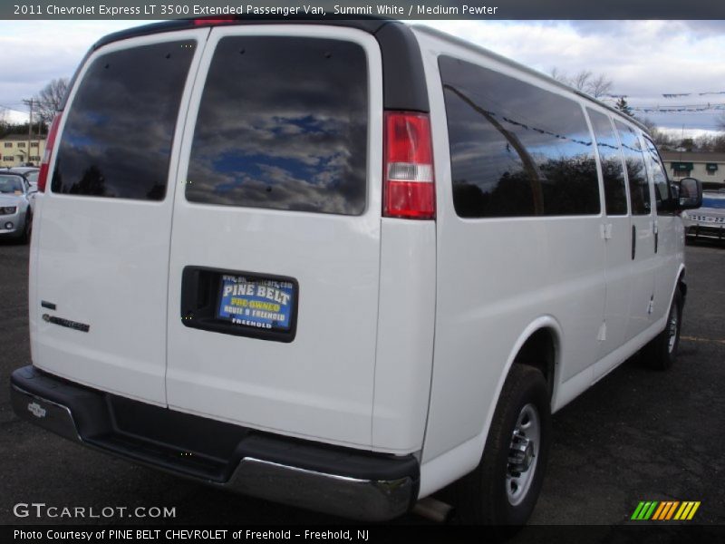 Summit White / Medium Pewter 2011 Chevrolet Express LT 3500 Extended Passenger Van
