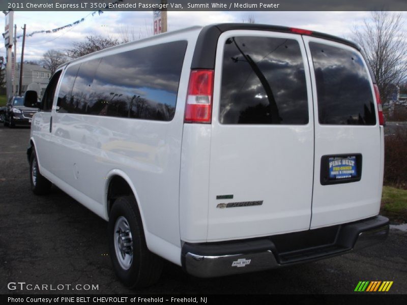 Summit White / Medium Pewter 2011 Chevrolet Express LT 3500 Extended Passenger Van
