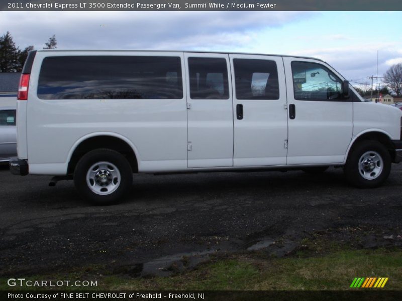 Summit White / Medium Pewter 2011 Chevrolet Express LT 3500 Extended Passenger Van