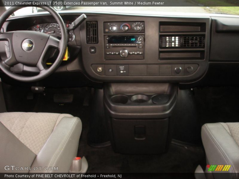 Summit White / Medium Pewter 2011 Chevrolet Express LT 3500 Extended Passenger Van