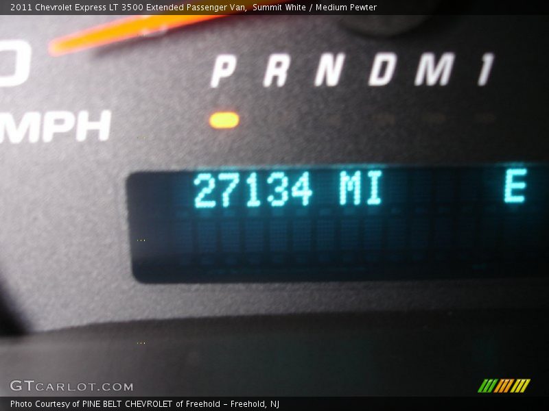 Summit White / Medium Pewter 2011 Chevrolet Express LT 3500 Extended Passenger Van