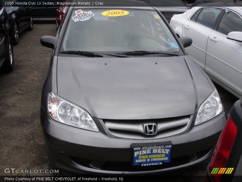 Magnesium Metallic / Gray 2005 Honda Civic LX Sedan